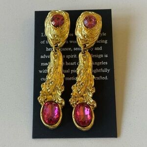 Lurelly Gold Statement Earrings